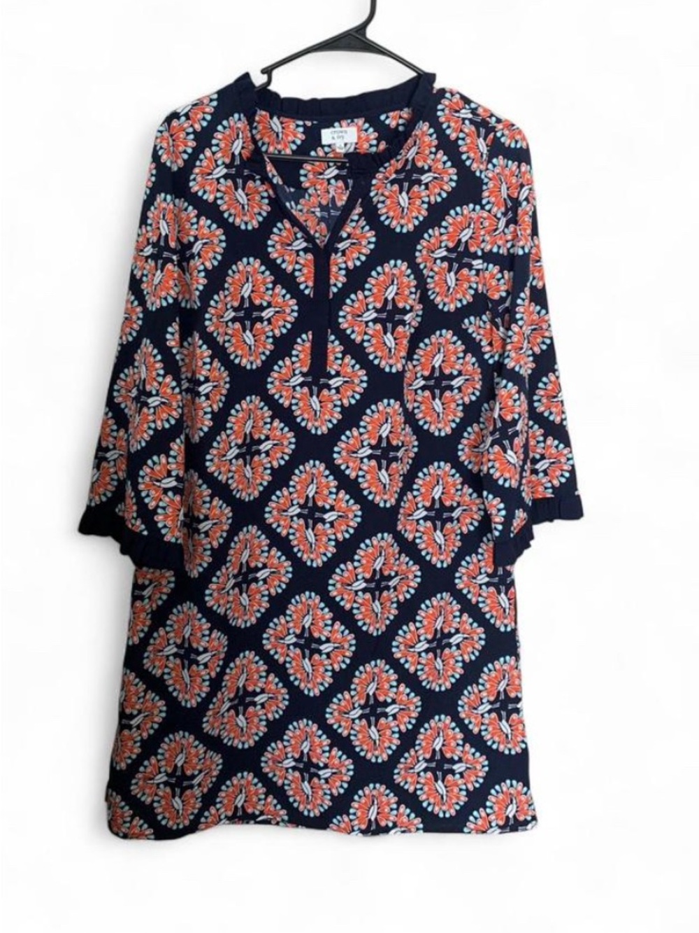 Crown & Ivy Medallion Toucan Print Shift Dress - Size 8 - EUC